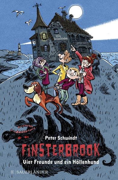 Finsterbrook - Vier Freunde und ein Höllenhund, Gebundene Ausgabe von Peter Schwindt, FISCHER Sauerländer, 9783737358606