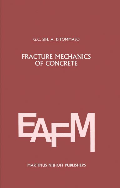 Produktbild: Fracture mechanics of concrete: Structural application and numerical calculation
