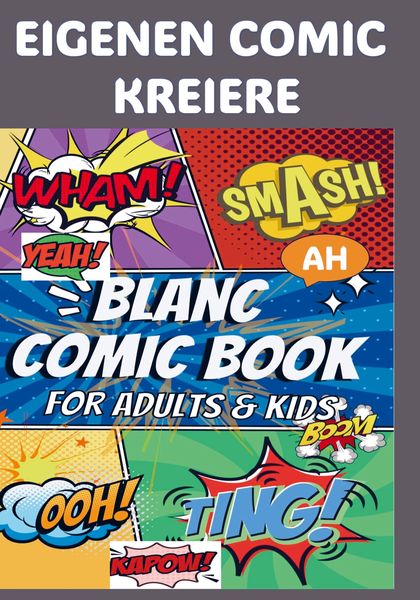 Produktbild: Eigenen Comic Kreiere : Blanko-Comicbuch Journale