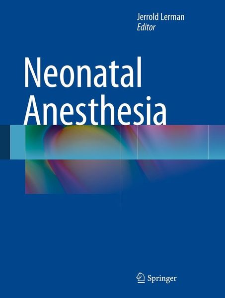 Produktbild: Neonatal Anesthesia