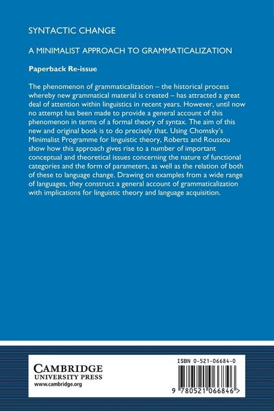 Produktbild: Syntactic Change