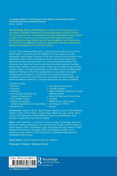 Produktbild: Routledge History of Philosophy Volume III