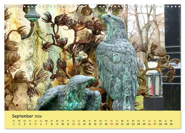 Produktbild: Am Zentralfriedhof in Wien (Wandkalender 2026 DIN A3 quer), CALVENDO Monatskalender