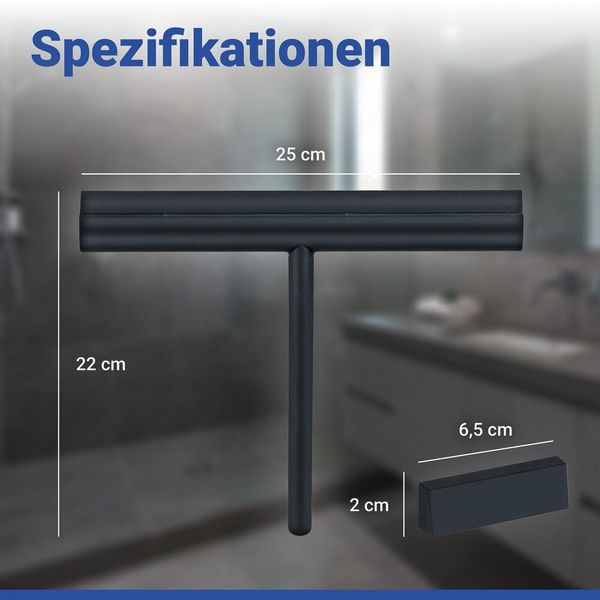Produktbild: Turbo-Loc&reg; Duschabzieher Mod. Agana, mit magnetischer Wandhalterung