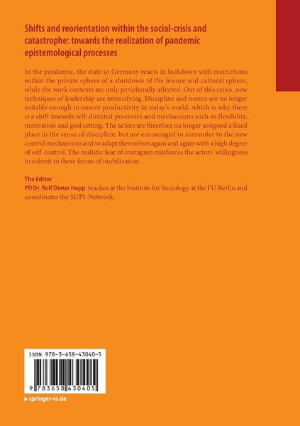 Produktbild: Shifts and reorientation within the social-crisis and catastrophe: towards the realization of pandemic epistemological processes