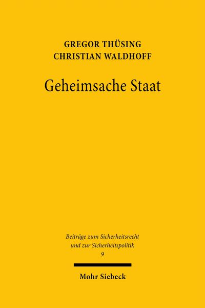 Produktbild: Geheimsache Staat