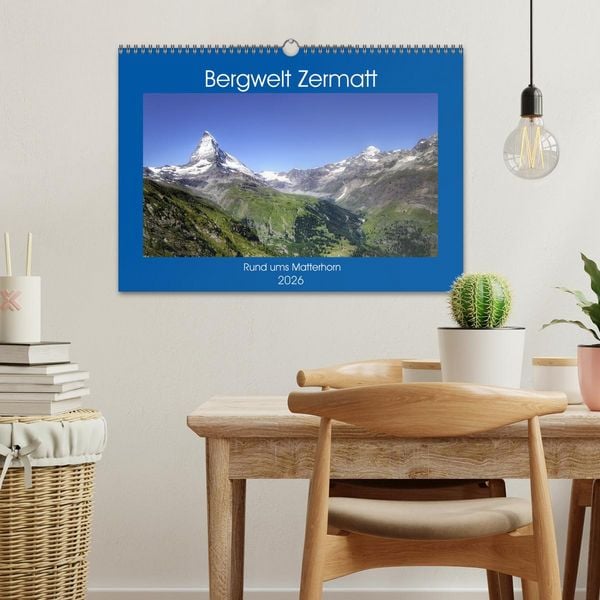 Produktbild: Bergwelt Zermatt (Wandkalender 2026 DIN A3 quer), CALVENDO Monatskalender