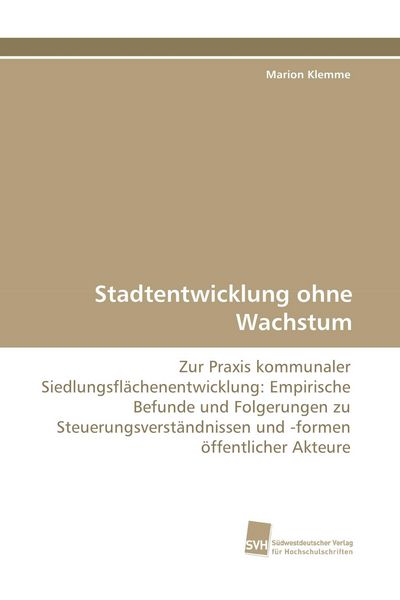 Produktbild: Stadtentwicklung ohne Wachstum