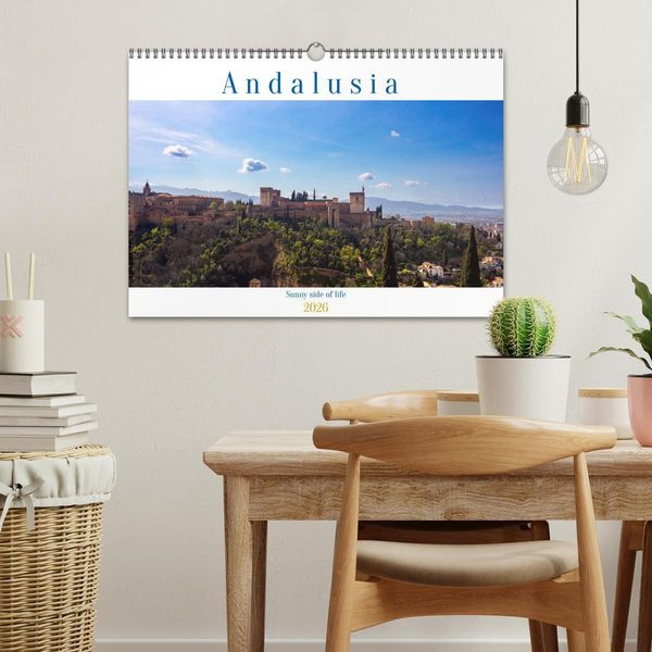 Produktbild: Andalusia sunny side of life (Wall Calendar 2026 DIN A3 landscape), CALVENDO 12 Month Wall Calendar