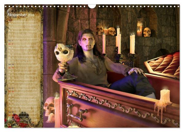 Produktbild: Vampire - Kinder der Nacht (Wandkalender 2026 DIN A3 quer), CALVENDO Monatskalender