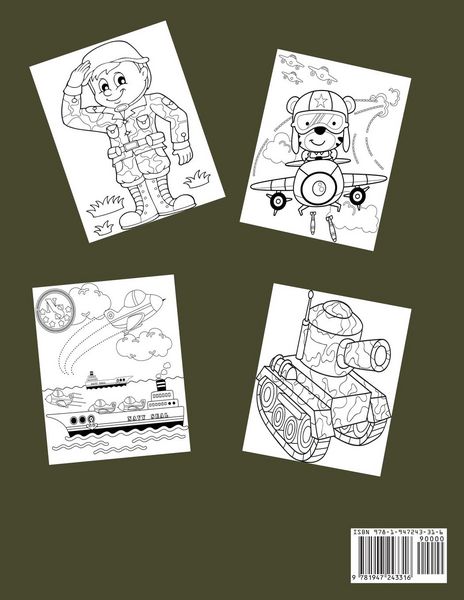 Produktbild: Military Coloring Book for Kids