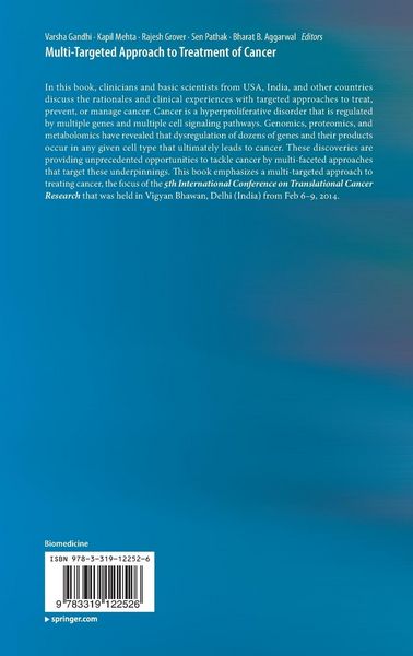 Produktbild: Multi-Targeted Approach to Treatment of Cancer
