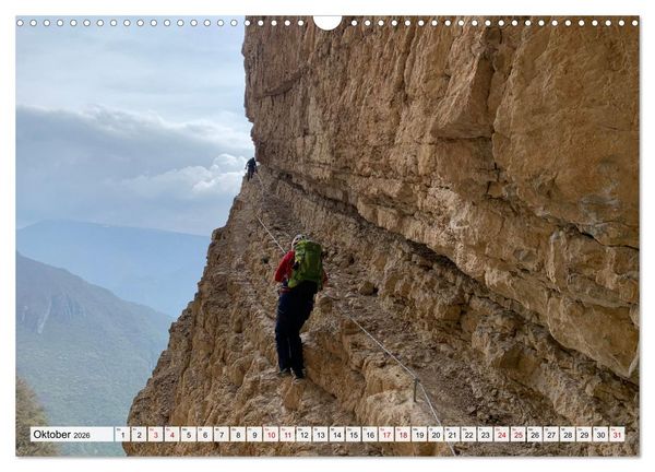Produktbild: Klettersteige in Norditalien (Wandkalender 2026 DIN A3 quer), CALVENDO Monatskalender