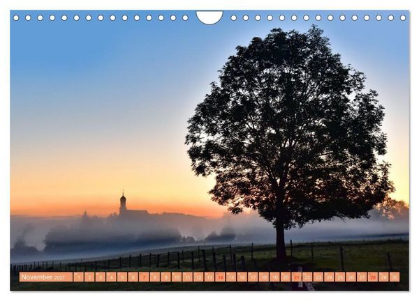 Produktbild: Kirchen und Kapellen in Bayern (Wandkalender 2027 DIN A4 quer), CALVENDO Monatskalender