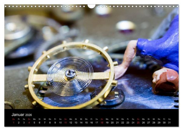 Produktbild: UHR Menschen (Wandkalender 2026 DIN A3 quer), CALVENDO Monatskalender