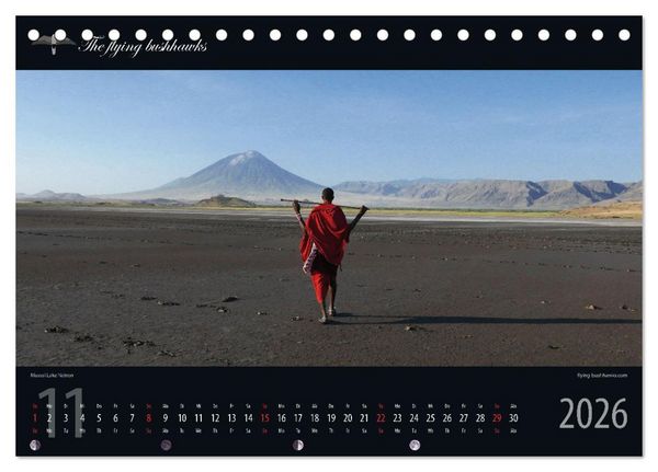 Produktbild: Tansania Blickwinkel 2026 (Tischkalender 2026 DIN A5 quer), CALVENDO Monatskalender