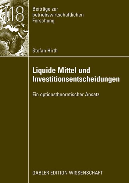 Produktbild: Liquide Mittel und Investitionsentscheidungen