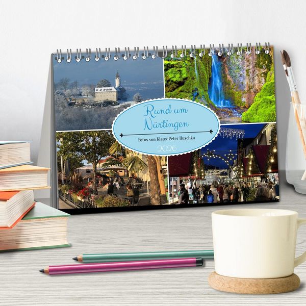 Produktbild: Rund um N&uuml;rtingen (Tischkalender 2026 DIN A5 quer), CALVENDO Monatskalender