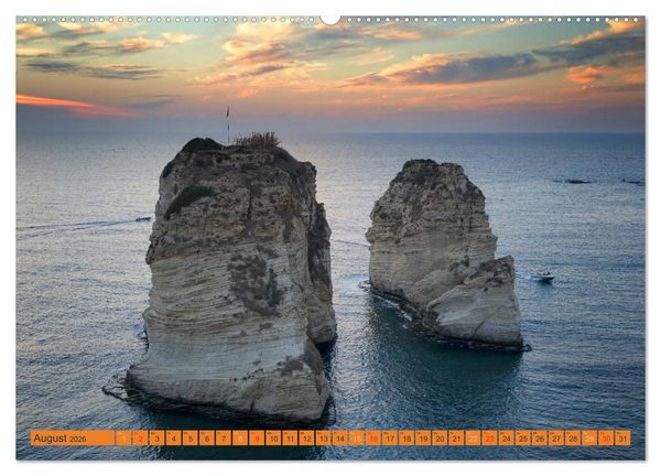 Produktbild: Beirut - auferstanden aus Ruinen (Wandkalender 2026 DIN A2 quer), CALVENDO Monatskalender
