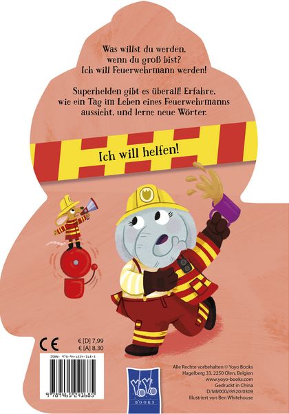 Produktbild: Wenn ich gro&szlig; bin, werde ich - Feuerwehrmann
