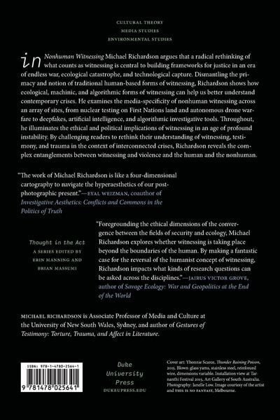 Produktbild: Nonhuman Witnessing