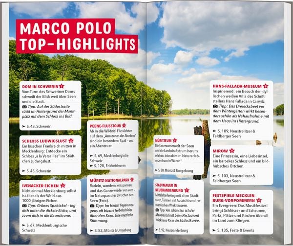 Produktbild: MARCO POLO Reisef&uuml;hrer Mecklenburgische Seenplatte