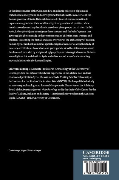 Produktbild: The Archaeology of Death in Roman Syria
