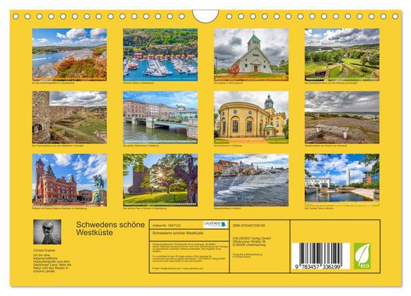 Produktbild: Schwedens sch&ouml;ne Westk&uuml;ste (Wandkalender 2026 DIN A4 quer), CALVENDO Monatskalender
