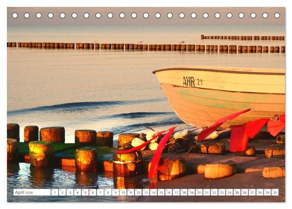 Produktbild: Faszination Fischland-Dar&szlig;-Zingst (Tischkalender 2026 DIN A5 quer), CALVENDO Monatskalender