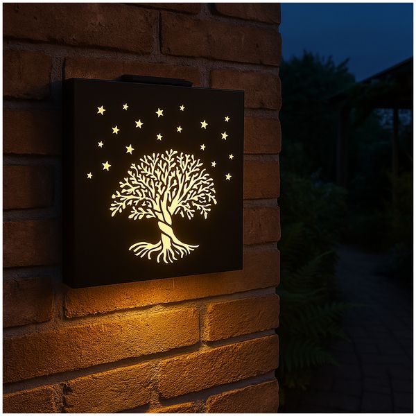 HTI-Living Solardeko Baum Schwarz Solardeko Baum Schwarz