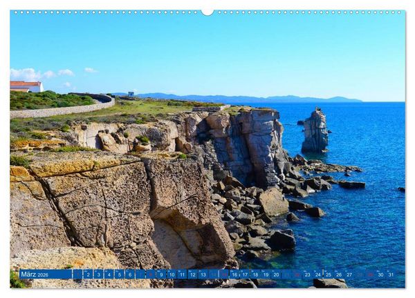 Produktbild: Sardiniens magische K&uuml;sten (hochwertiger Premium Wandkalender 2026 DIN A2 quer), Kunstdruck in Hochglanz