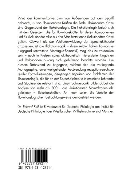 Produktbild: Illokution&auml;re Kr&auml;fte