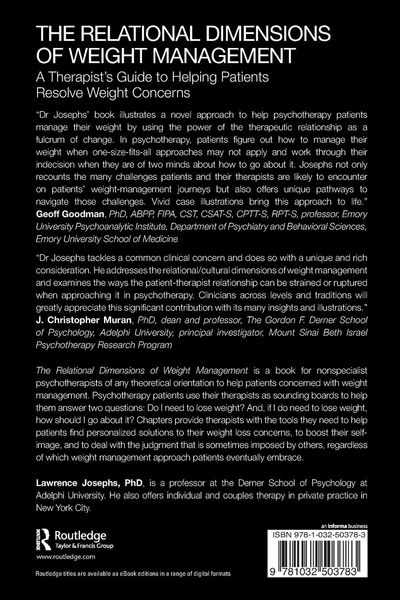 Produktbild: The Relational Dimensions of Weight Management