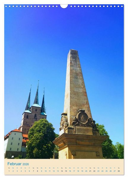 Produktbild: Erfurt und Eisenach - Traumhaft Sch&ouml;n (Wandkalender 2026 DIN A3 hoch), CALVENDO Monatskalender