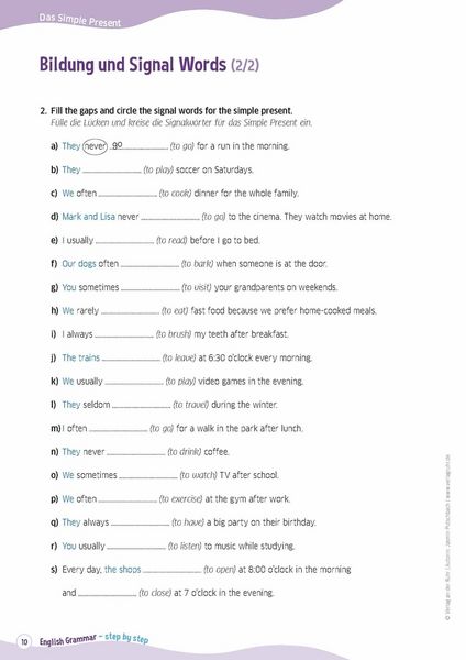 Produktbild: English Grammar &ndash; step by step