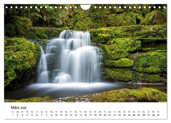 Produktbild: Neuseeland - Atemberaubende Natur und Landschaften (Wandkalender 2026 DIN A4 quer), CALVENDO Monatskalender