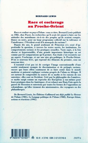 Produktbild: Race et esclavage au Proche-Orient