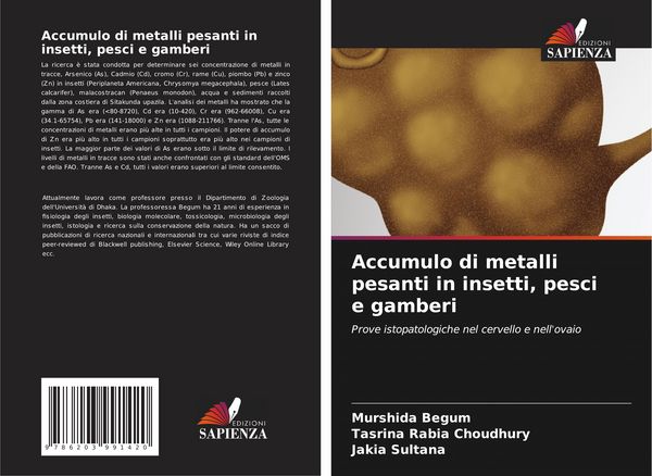 Produktbild: Accumulo di metalli pesanti in insetti, pesci e gamberi