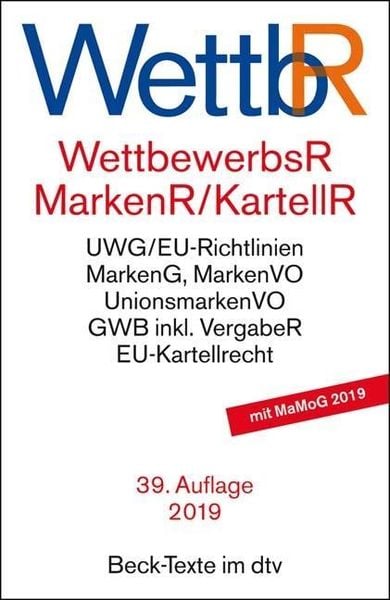 Produktbild: Wettbewerbsrecht, Markenrecht und Kartellrecht