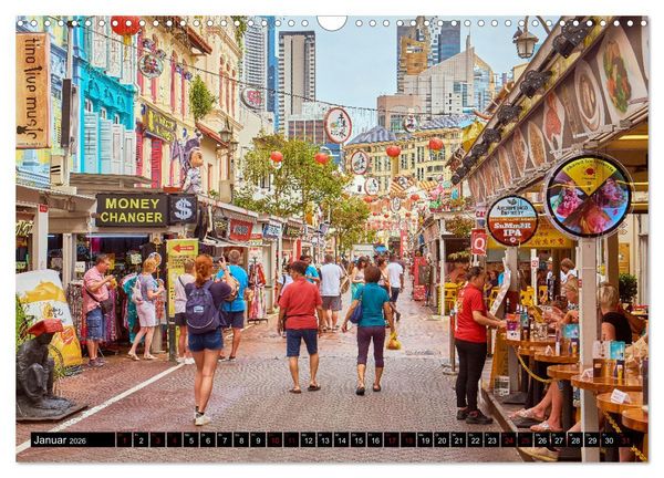 Produktbild: Singapur - Tradition trifft Moderne (Wandkalender 2026 DIN A3 quer), CALVENDO Monatskalender