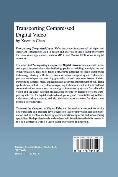 Produktbild: Transporting Compressed Digital Video