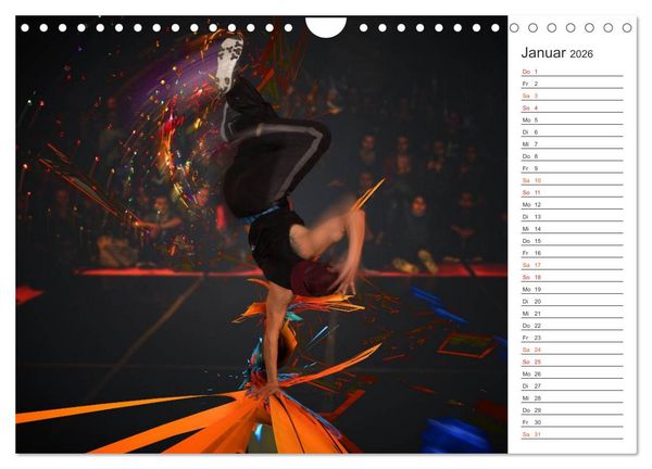 Produktbild: Break Dance B-boys & B-girls (Wandkalender 2026 DIN A4 quer), CALVENDO Monatskalender