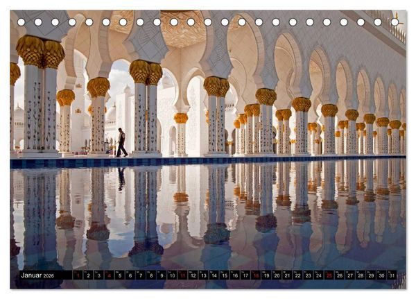 Produktbild: Emirat Abu Dhabi (Tischkalender 2026 DIN A5 quer), CALVENDO Monatskalender