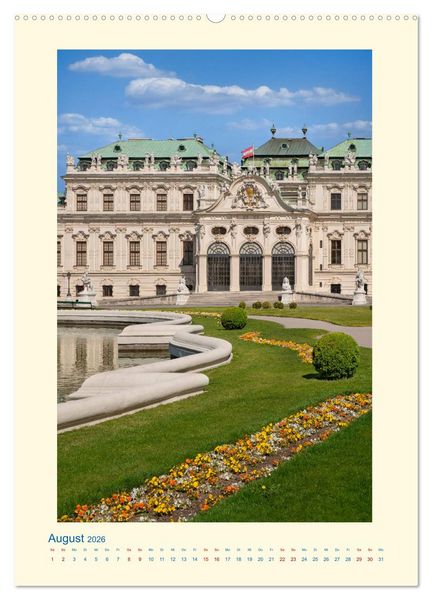 Produktbild: Meine sch&ouml;ne Stadt - ein Spaziergang durch Wien (Wandkalender 2026 DIN A2 hoch), CALVENDO Monatskalender