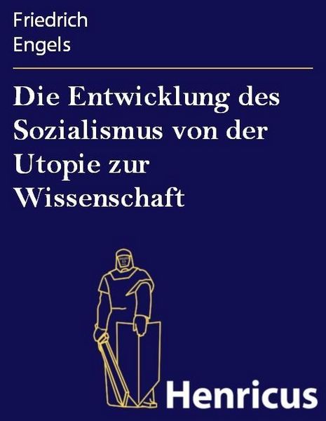 Produktbild: Die Entwicklung des Sozialismus von der Utopie zur Wissenschaft