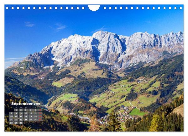 Produktbild: Die weiten T&auml;ler im Salzburger Land (Wandkalender 2026 DIN A4 quer), CALVENDO Monatskalender