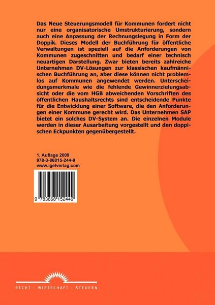 Produktbild: Die kommunale Doppik mit SAP
