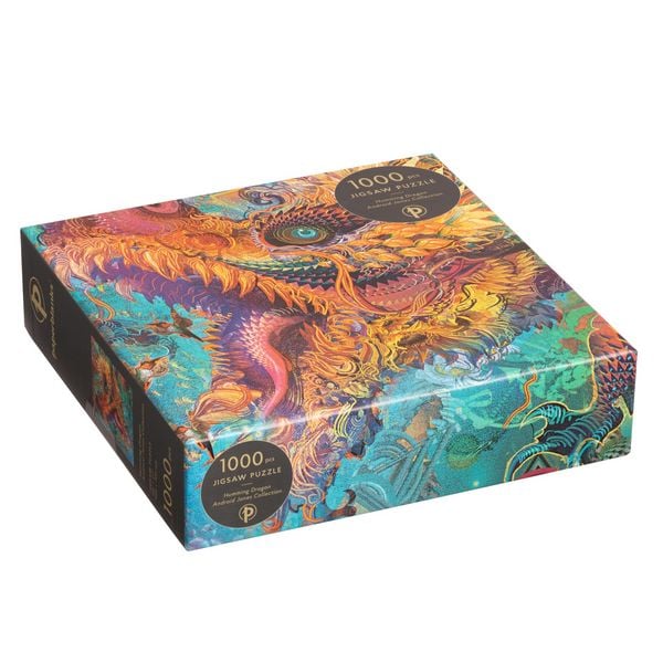 Produktbild: Humming Dragon 1000 Piece Jigsaw Puzzle by Paperblanks (Android Jones Collection)