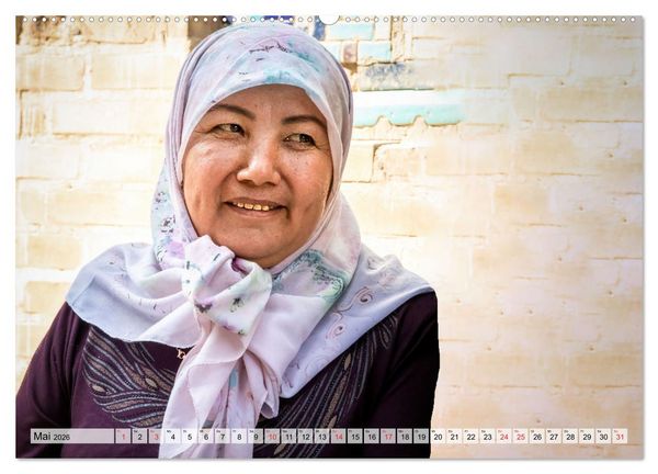 Produktbild: Menschen in Usbekistan (hochwertiger Premium Wandkalender 2026 DIN A2 quer), Kunstdruck in Hochglanz