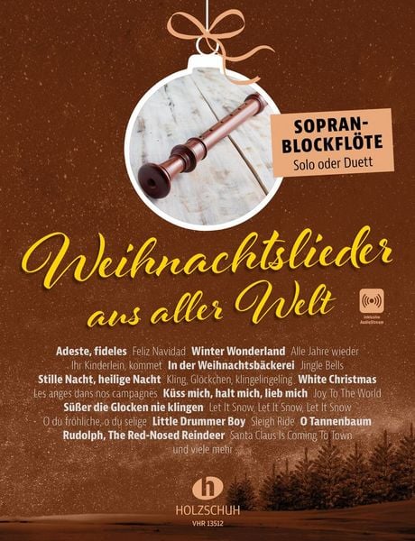 Produktbild: Weihnachtslieder aus aller Welt - Sopranblockfl&ouml;te